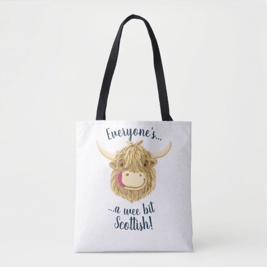 We Hamish Highland Cow, iedereen is Schots! Tote Bag (Voorkant)