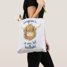 We Hamish Highland Cow, iedereen is Schots! Tote Bag