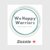 We Happy Warriors Sticker (Vel)