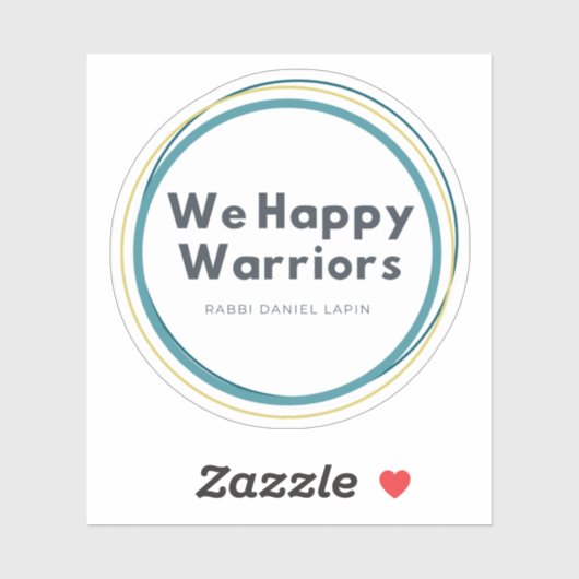 We Happy Warriors Sticker (Vel)