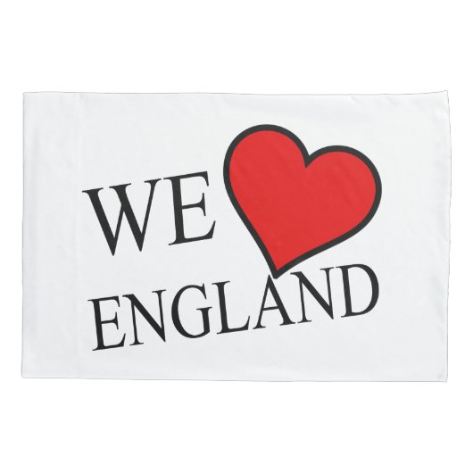 We Hart Engeland BK pcnt Kussensloop (Achterkant)