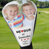 We hart onze oma Fotonaam Kleinkinderen Golfheadcover