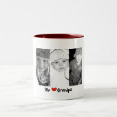 we hart opa tweekleurige koffiemok (Center)