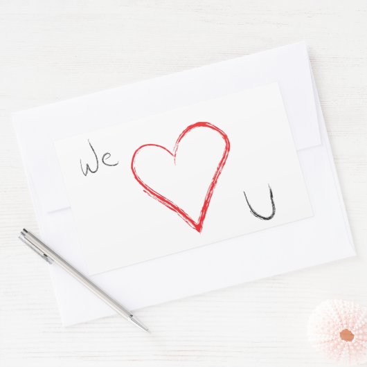 We harten u stickers (Envelop)