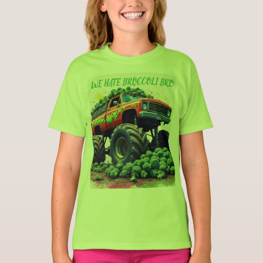 We haten broccoli gast t-shirt (Voorkant)