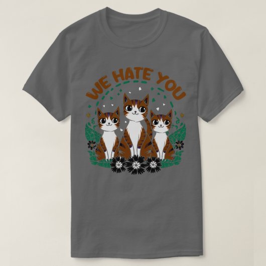We haten je t-shirt (Design voorkant)
