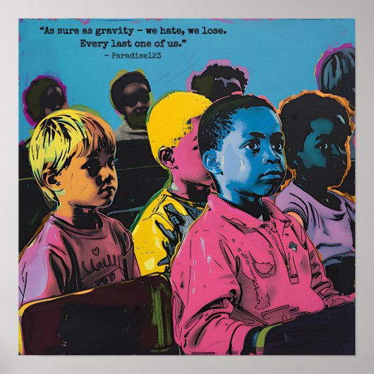 We Haten We Verliezen (Door 1047) Poster (Voorkant)