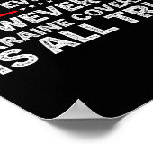 We Have Lied About Everything Ukrainian Support Uk Poster (Hoek)