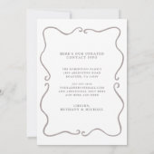 We Have Moved Blush Roses New Address Aankondiging (Achterkant)