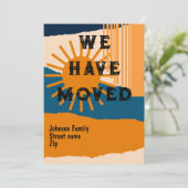 We Have Moved Sky is Falling Kaart (Staand voorkant)
