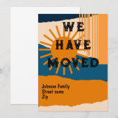 We Have Moved Sky is Falling Kaart (Voorkant / Achterkant)