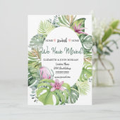 We Have Moved,Tropische Bloemen Bladeren (Staand voorkant)