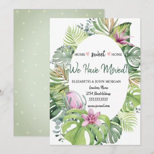 We Have Moved,Tropische Bloemen Bladeren