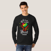 We Have The Same Heart Inside Black History Month T-shirt (Voorkant volledig)