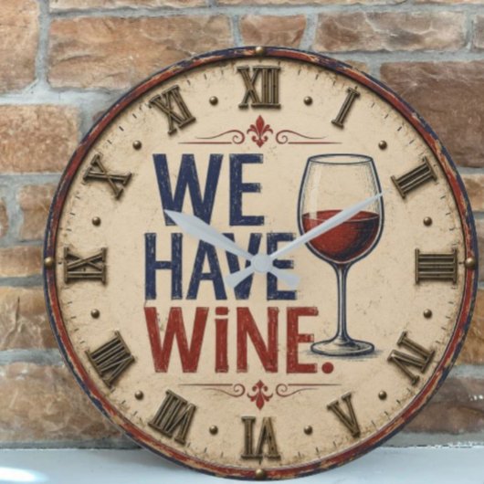 We Have Wine Rustic Wine Lover Kitchen Decor Grote Klok
