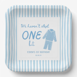 We Haven't Slept One Bit Pajamas Birthday Papieren Bordje