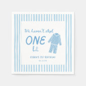 We Haven't Slept One Bit Pajamas Birthday Servet (Voorkant)