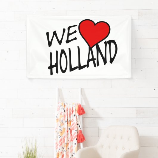 We Heart Holland bk op wt bnrcn Spandoek (Insitu)