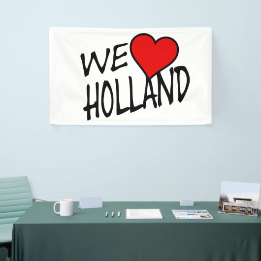 We Heart Holland bk op wt bnrcn Spandoek (Beurs)