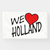 We Heart Holland bk op wt bnrcn Spandoek (Horizontaal)