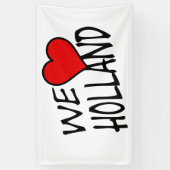 We Heart Holland bk op wt bnrcn Spandoek (Verticaal)