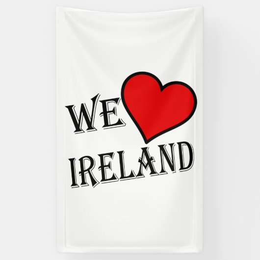 We Heart Ireland bk (v) bnrt Spandoek (Verticaal)