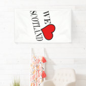 We Heart Scotland bk (v) bnrcnt Spandoek (Insitu)