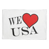 We Heart USA bk pcnt Kussensloop (Achterkant)