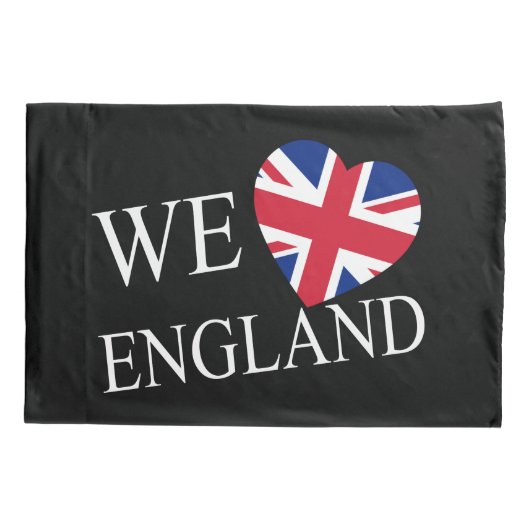 We Heartflag Engeland bij pcnt Kussensloop (Achterkant)