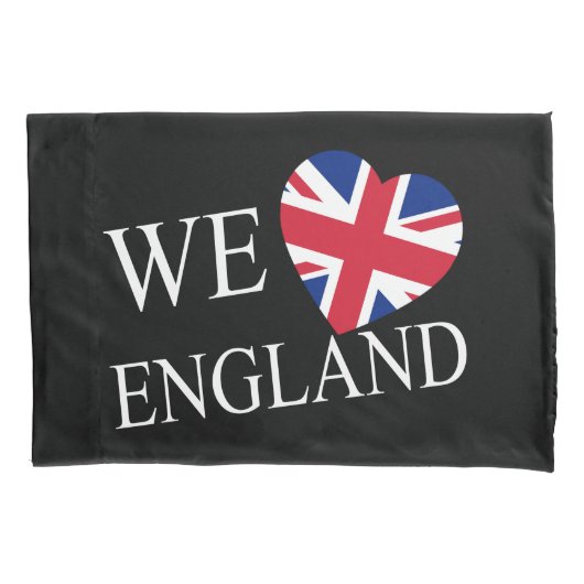 We Heartflag Engeland bij pcnt Kussensloop (Voorkant)