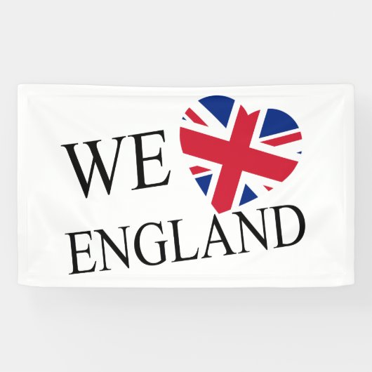 We Heartflag England bk (h) bnrcnt Spandoek (Horizontaal)