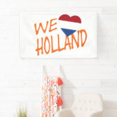 We Heartflag Holland of op de buik Spandoek (Insitu)