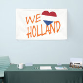 We Heartflag Holland of op de buik Spandoek (Beurs)