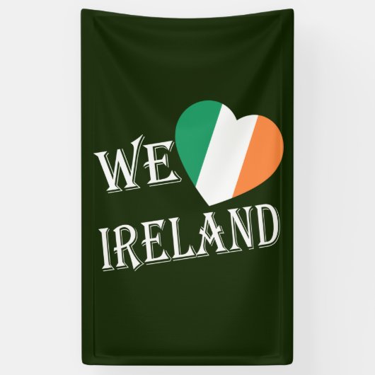 We Heartflag Ierland at (v) bnrcnt Spandoek (Verticaal)