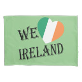 We Heartflag Ierland bk pcnt Kussensloop (Voorkant)
