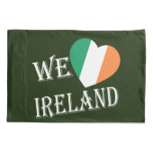We Heartflag Ierland op pcnt Kussensloop (Achterkant)