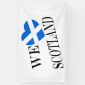 We Heartflag Scotland bk (h) bnrcnt Spandoek (Verticaal)