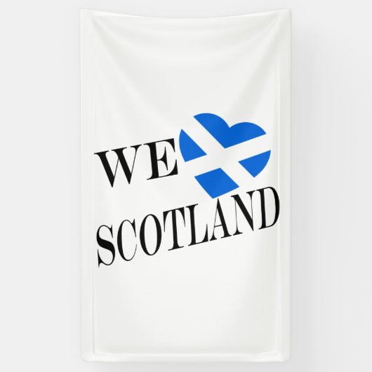 We Heartflag Scotland bk (v) bnrcnt Spandoek (Verticaal)