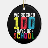 We hebben 100 dagen schoolleraar-student ontslagen keramisch ornament (Links)