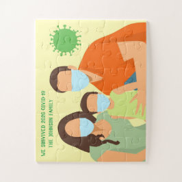 We hebben 19 familie overleven in maskers legpuzzel