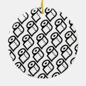 We hebben 2020-toiletpapier overleven keramisch ornament (Achterkant)