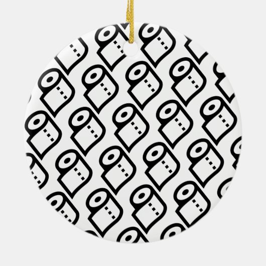 We hebben 2020-toiletpapier overleven keramisch ornament (Achterkant)