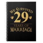We hebben 29 jaar overleven van het huwelijk... 29 notitieboek (Voorkant)