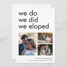 We hebben 3 Foto's aangekondigd Aankondiging