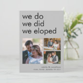 We hebben 3 foto's uitgehaald Aankondiging Grijs (Staand voorkant)