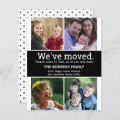 We hebben 4 foto's Collage Black en White Moving v (Voorkant / Achterkant)