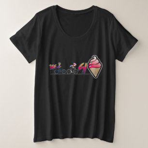 We hebben 4 ijskap gerijpt grote maat t-shirt