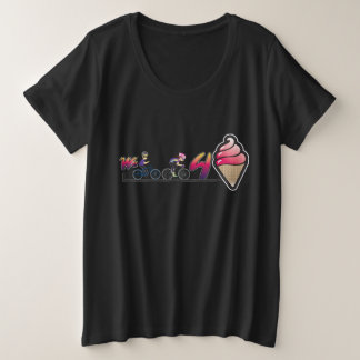 We hebben 4 ijskap gerijpt grote maat t-shirt