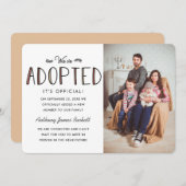 We hebben aangenomen | Aankondiging goedkeuring (Voorkant / Achterkant)