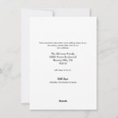 We hebben aangepaste foto verplaatst Nieuw thuisad Feestdagenkaart (Achterkant)